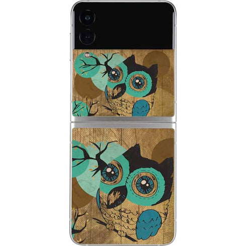Autumn Owl Galaxy Z Flip3 5G Skin